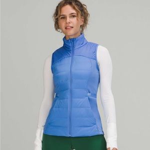 Lululemon Down for it All Vest in Blue Nile